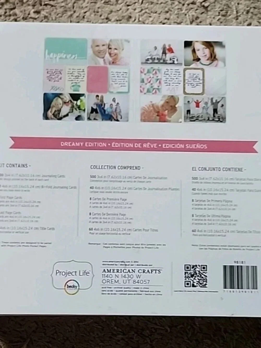 Project Life Dreamy Edition Core Kit Scrapbook Pocket Pages Cards Heidi Swapp